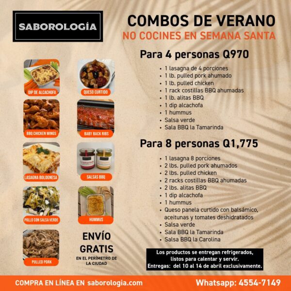 Combo de verano - semana santa
